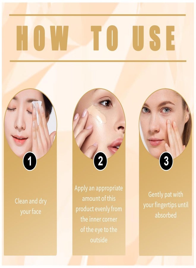 TIRDET Eye Corrector, Under Eye Color Corrector For Dark Circles, SPF 41 Eye Cream, Moisturizing Essence Cream - Image 5
